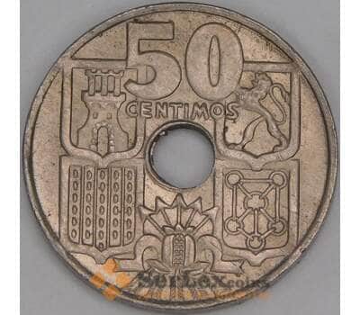 Испания 50 сентимо 1949 (53) КМ777 UNC арт. 52930
