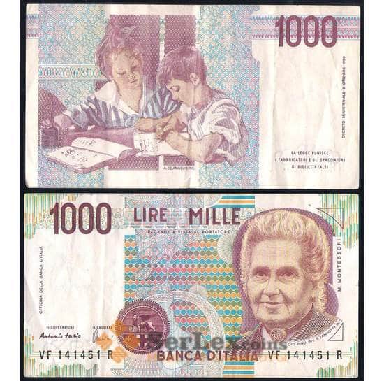 Италия банкнота 1000 лир 1990 Р114 VF-XF мультилот арт. 39720