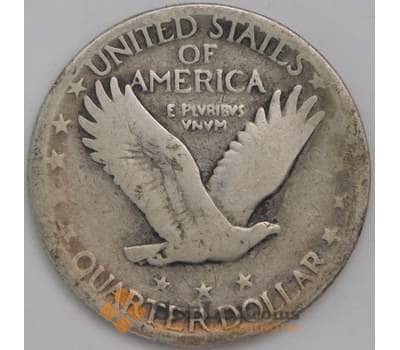 Монета США 1/4 доллара 1927 КМ145 F Парящий орел арт. 39871