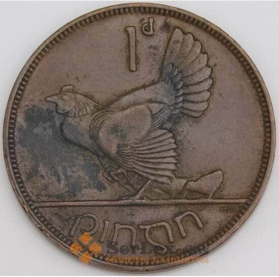 Ирландия монета 1 пенни 1933 КМ3 XF арт. 45763