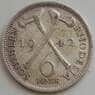 Южная Родезия 6 пенсов 1942 КМ17 AU Серебро арт. 14551