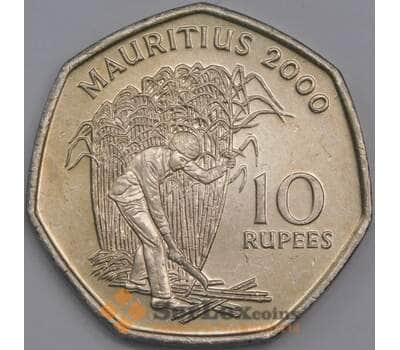 Маврикий 10 рупий 2000 КМ61 UNC арт. 40863