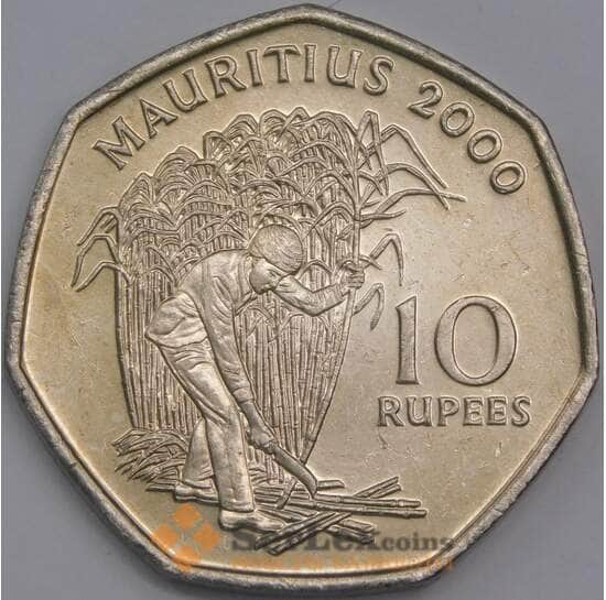 Маврикий 10 рупий 2000 КМ61 UNC арт. 40863