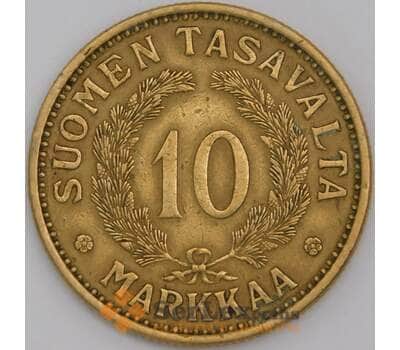 Финляндия монета 10 марок 1931 КМ32А XF арт. 43956