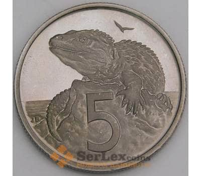 Новая Зеландия 5 центов 1975 КМ34 Proof арт. 46607