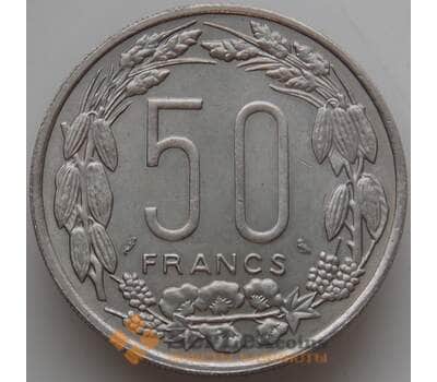 Монета Центрально-Африканские Штаты 50 франков 1963 КМ3 UNC арт. 13139