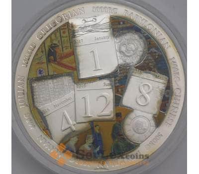 Монета Танзания 1000 шиллингов 2017 Proof Эволюция календаря арт. 40113