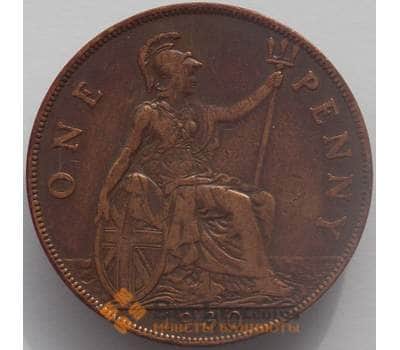 Монета Великобритания 1 пенни 1930 КМ838 VF (J05.19) арт. 16245