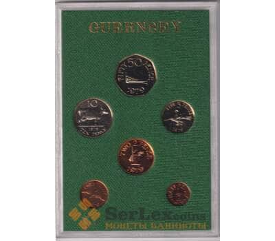 Гернси набор монет 1/2 1 2 5 10 50 пенсов 1979 BU арт. 42934
