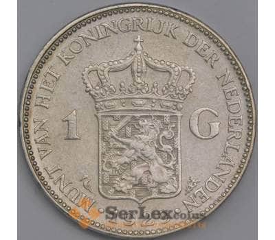 Монета Нидерланды 1 гульден 1929 КМ161.1 XF арт. 12148