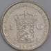 Монета Нидерланды 1 гульден 1929 КМ161.1 XF арт. 12148