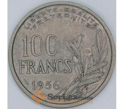 Франция 100 франков 1956 B КМ919 XF арт. 57053