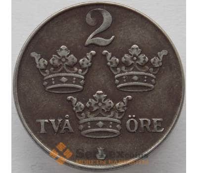 Монета Швеция 2 эре 1949 КМ811 XF (J05.19) арт. 15242