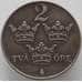 Монета Швеция 2 эре 1949 КМ811 XF (J05.19) арт. 15242