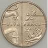 Великобритания 5 пенсов 2008 BU Щит (n17.19) арт. 21111