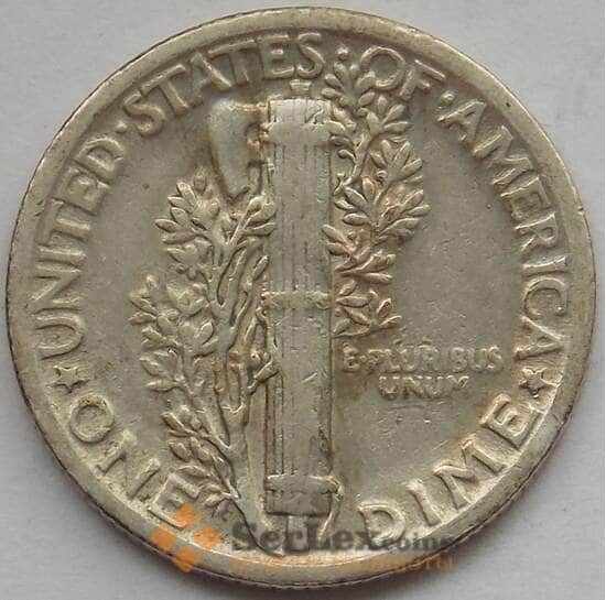 США дайм 10 центов 1929 КМ140 VF арт. 12803