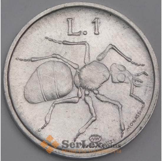 Сан-Марино монета 1 лира 1974 КМ30 UNC  арт. 42355