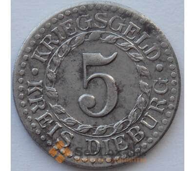 Германия Нотгельд 5 пфеннигов 1920 Железо Дибург (J05.19) арт. 16007