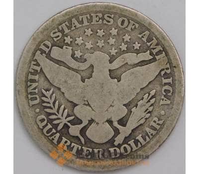 Монета США 1/4 доллара 1895 КМ114 F арт. 39873