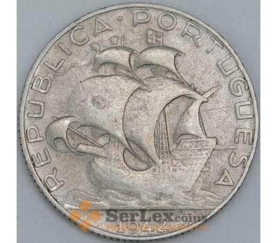 Португалия 2,5 эскудо 1942 КМ580 F Корабль арт. 56823