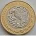 Монета Мексика 20 песо 2016 UC100 UNC 50 лет Плану DN-III-E арт. 7839