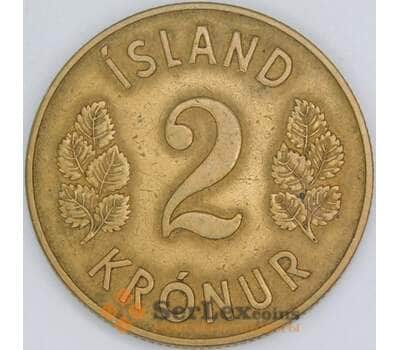 Исландия 2 кроны 1946 КМ13 XF арт. 56615