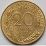 Франция 20 сантимов 1977 КМ930 UNC (J05.19) арт. 16729