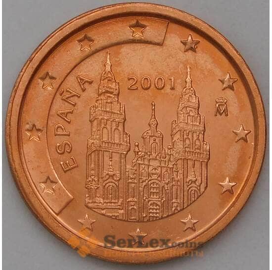 Испания 2 евроцента 2001 BU арт. 28525