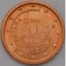 Испания 2 евроцента 2001 BU арт. 28525