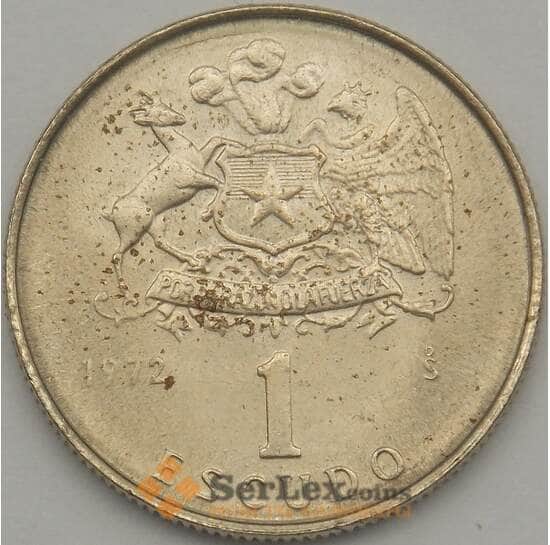 Чили 1 эскудо 1972 КМ197 aUNC (J05.19) арт. 18691