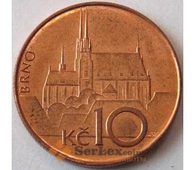 Монета Чехия 10 крон 1993 AU Пражский град (J05.19) арт. 17893