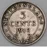 Ньюфаундленд 5 центов 1942 КМ19 Серебро арт. 28932