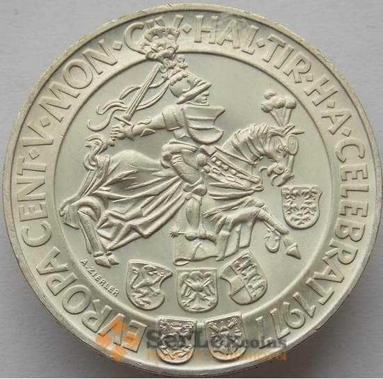 Австрия 100 шиллингов 1977 КМ2936 UNC Серебро Венский монетный двор  арт. 15110