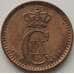 Монета Дания 1 эре 1894 КМ792 AU арт. 10084