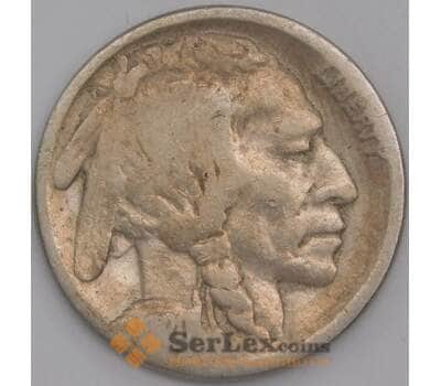 США монета 5 центов 1920 КМ134 F арт. 43905