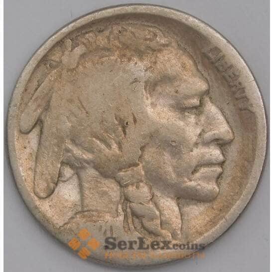США монета 5 центов 1920 КМ134 F арт. 43905
