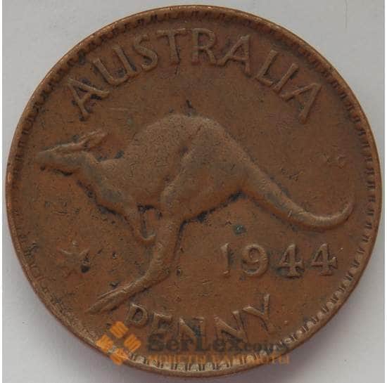 Австралия 1 пенни 1944 КМ36 VF Георг V (J05.19) арт. 17163