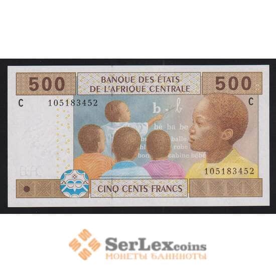 Центральная Африка (ЦАР) - Чад 500 франков 2002 Р606Са UNC арт. 54490