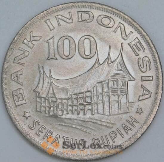 Индонезия 100 рупий 1978 КМ36 UNC арт. 56643
