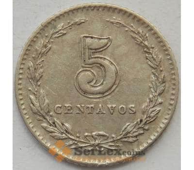 Монета Аргентина 5 сентаво 1898 КМ34 XF (J05.19) арт. 15724