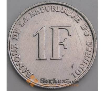 Бурунди 1 франк 1993 КМ19 unc арт. 46383