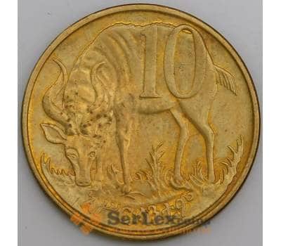 Эфиопия монета 10 сантимов 1977 КМ45.3 AU арт. 44999