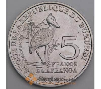 Бурунди 5 франков 2014  КМ30 UNC арт. 46379