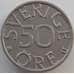 Монета Швеция 50 эре 1976-1991 КМ855 VF арт. 11201