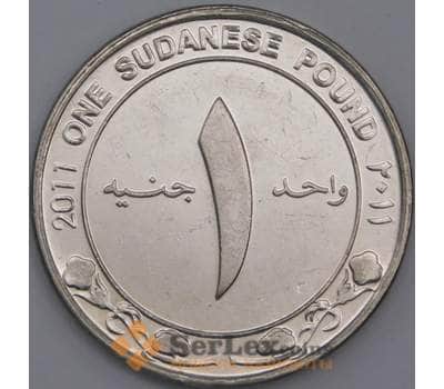 Судан монета 1 фунт 2011 аUNC КМ127 арт. 44826