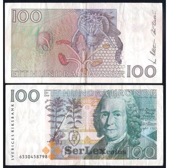 Швеция банкнота 100 крон 1986-2000 Р57 VF-XF арт. 39744