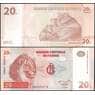 Конго 20 франков 1997 Р88 UNC арт. 23050