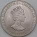 Монета Тристан-да-Кунья 50 пенсов 2000 КМ10 UNC Королева Мать  арт. 28041