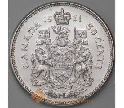 Монета Канада 50 центов 1961 КМ56 UNC  арт. 23903