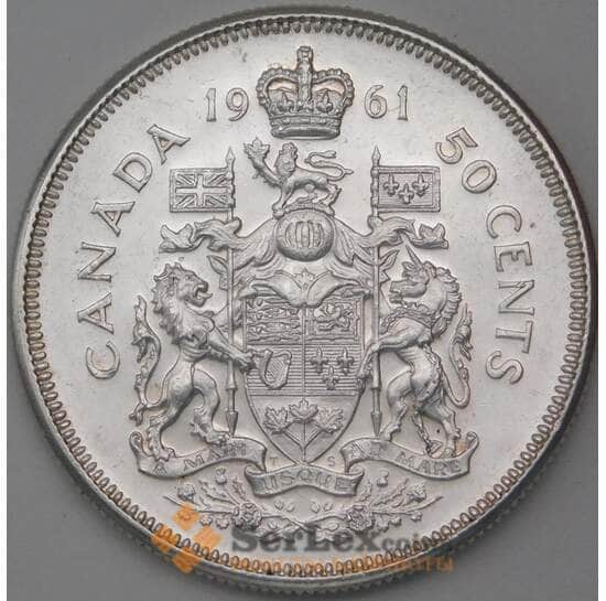 Канада 50 центов 1961 КМ56 UNC  арт. 23903